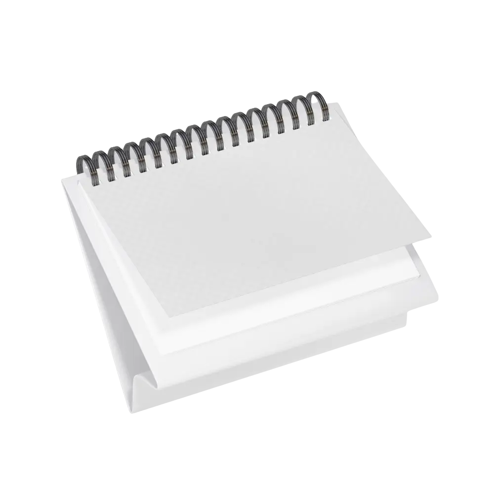 Calendrier chevalet spirale